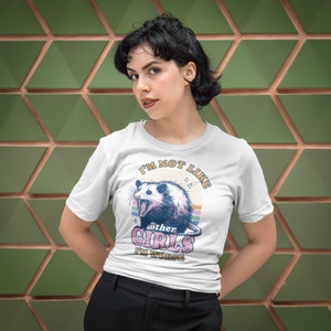 I'm Not Like Other Girls I'm Worse Shirt, Opossum Shirt, Possum Shirts, Opossum Meme Shirt, Opossum Lover Gift, Weird T-Shirt, Funny Possum image 7
