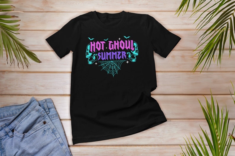 Hot Ghoul Summer Shirt, Goth Summer Shirt, Spooky Summer Shirt, Spooky Ghoul Summer, Haunt Ghoul Summer Shirt, Hot Ghoul Summer Goth Shirt bild 1