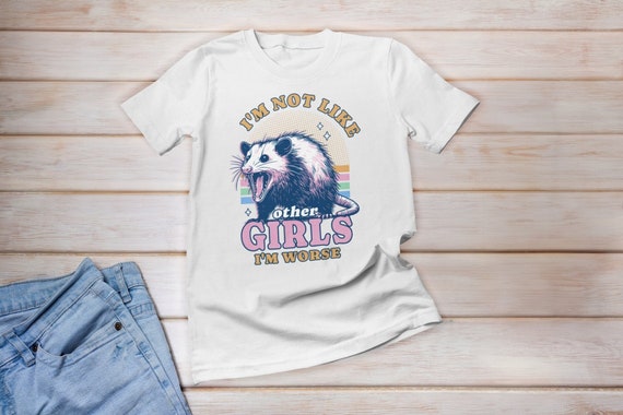 I'm Not Like Other Girls I'm Worse Shirt, Opossum Shirt, Possum Shirts, Opossum Meme Shirt, Opossum Lover Gift, Weird T-Shirt, Funny Possum
