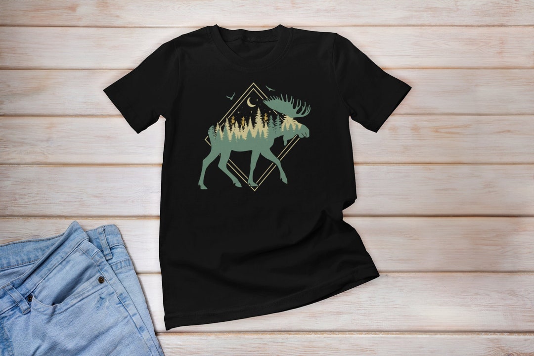 Adult's Moose Short Sleeve Shirt
