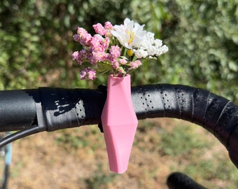 Vaso da fiori per bicicletta per manubrio Divertente accessorio da ciclismo per l'estate, vaso da fiori per bicicletta, un ottimo regalo per i motociclisti