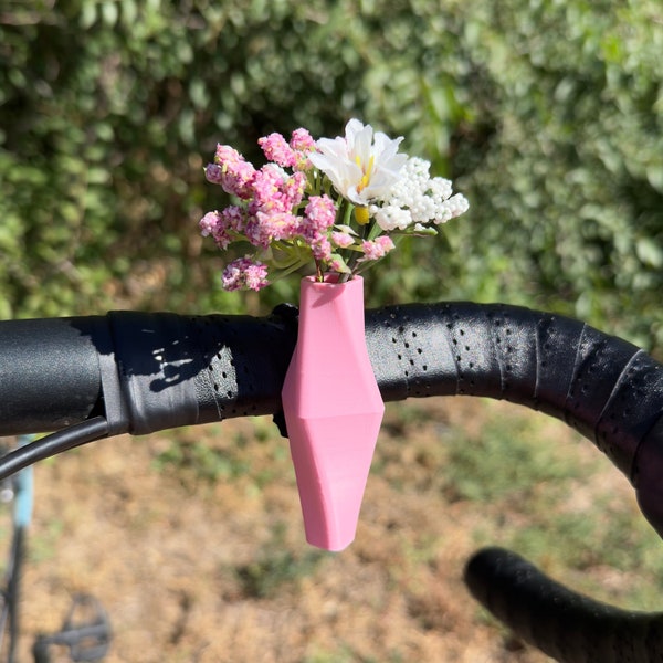 Bike Flower Vase for Handlebars Fun Biking Accessory for Summer, Flower Vase for Biking, a Great Gift for Bikers