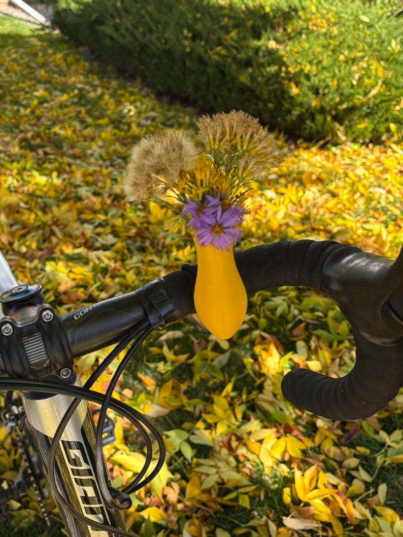 Bike Flower Vase for Handlebars Fun Biking Accessory for Summer, Flower Vase for Biking, a Great Gift for Bikers image 3