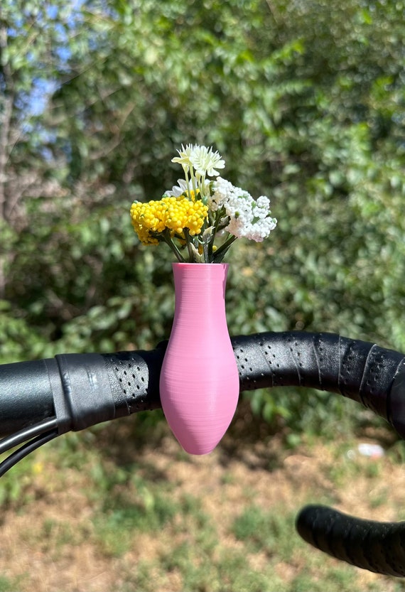 Bike Flower Vase for Handlebars Fun Biking Accessory for Summer, Flower Vase for Biking, a Great Gift for Bikers