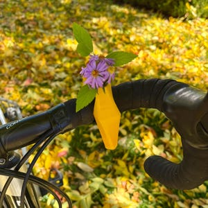 Bike Flower Vase for Handlebars Fun Biking Accessory for Summer, Flower Vase for Biking, a Great Gift for Bikers image 2