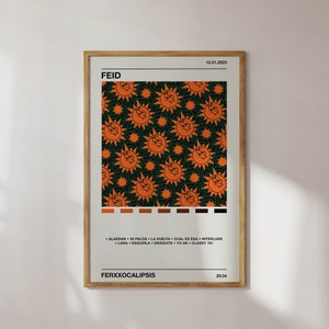 FERXXOCALIPSIS / FEID Poster / FERXXOCALIPSIS Feid Album / Spanish