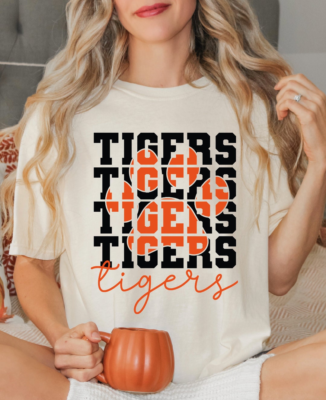 Tigers Shirt, Tiger Football Shirt, Game Day Shirt, Team Spirit Shirt, Football Mom Tshirt