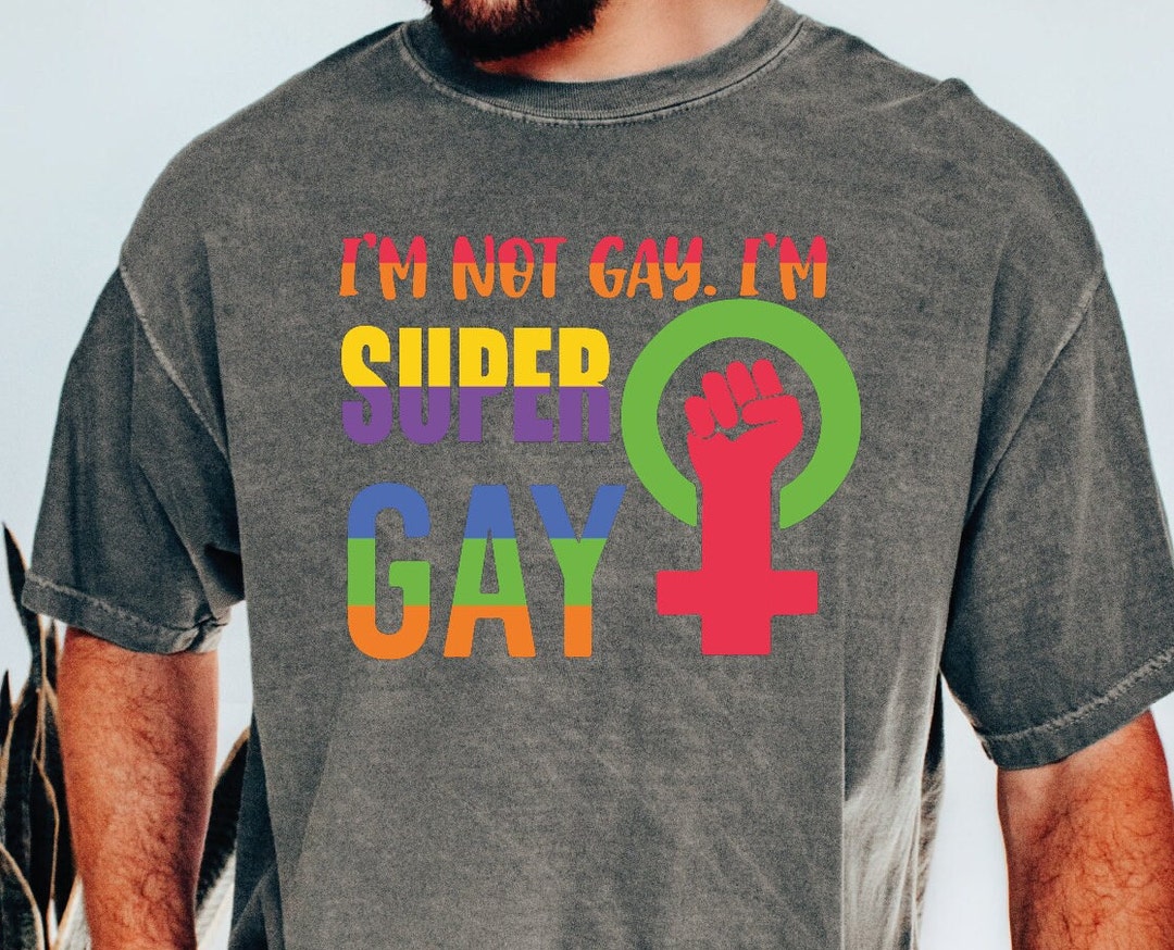 Funny Gay Shirts, Gay Pride Gifts, LGBTQ Tees, Pride Month Outfit, Gifts for Gay Men, I'm Not