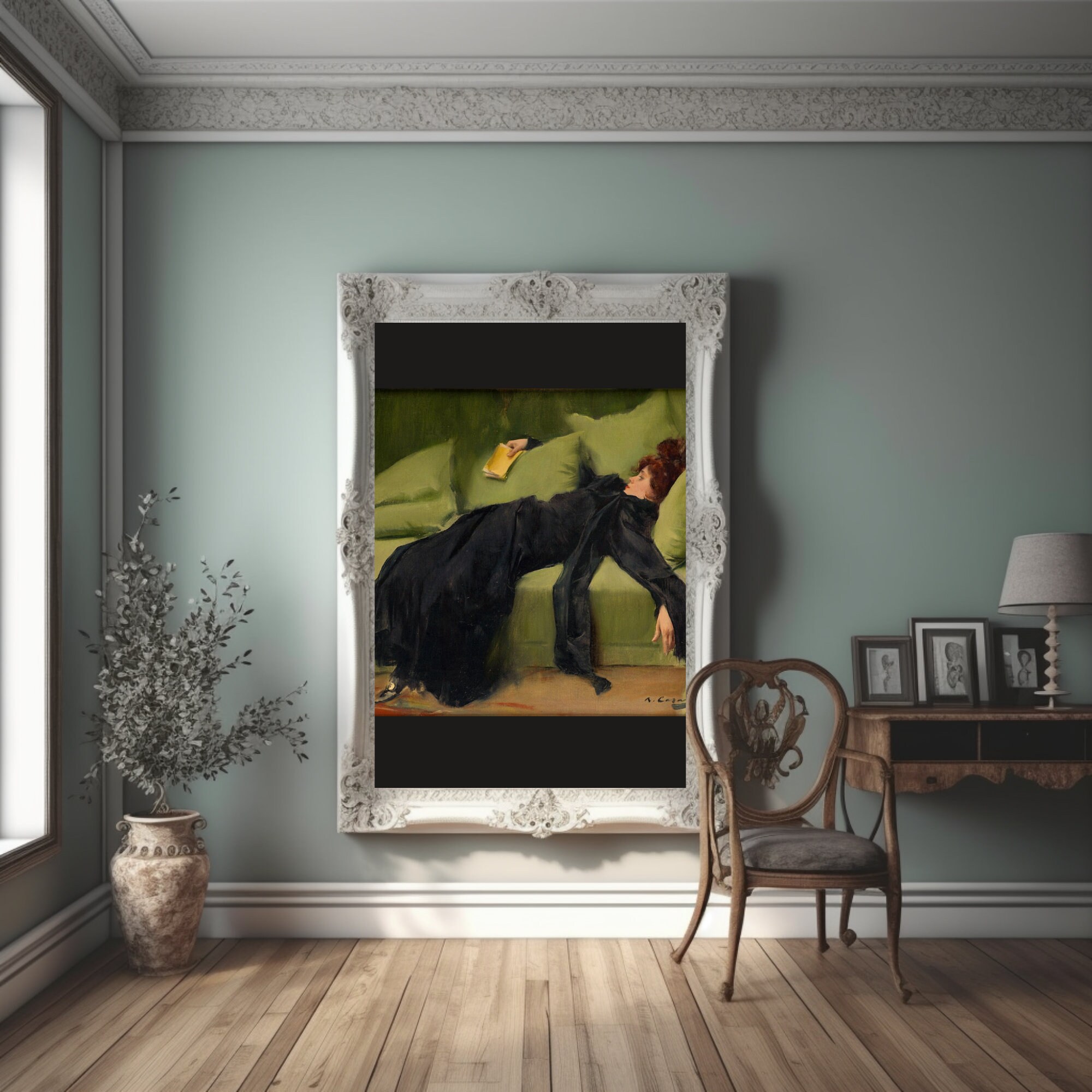Decadent Young Woman Art Print - Etsy