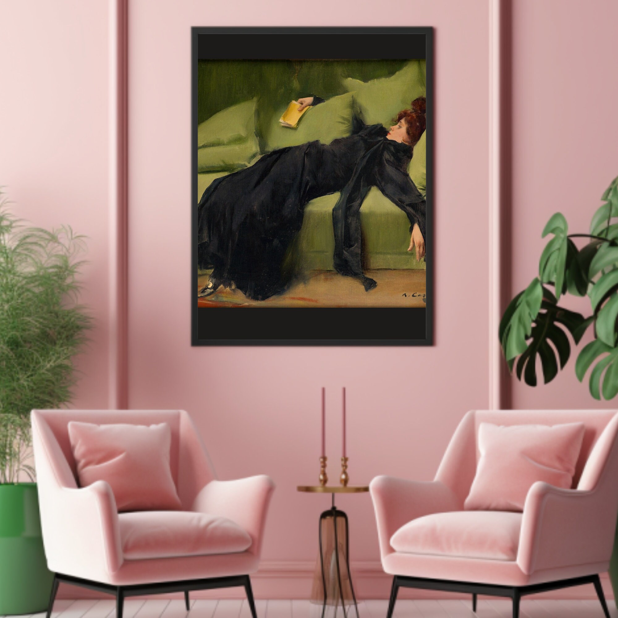 Decadent Young Woman Art Print - Etsy