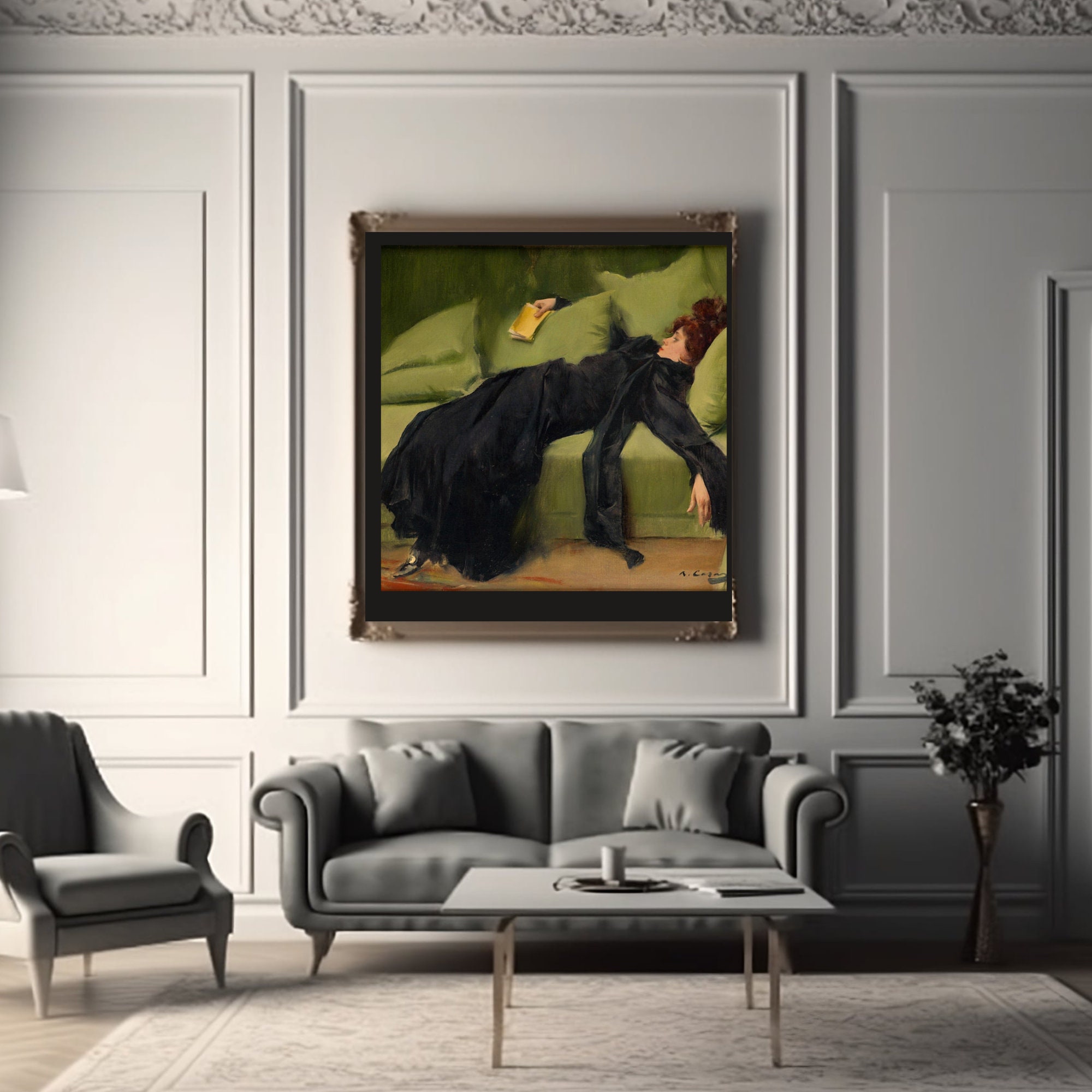 Decadent Young Woman Art Print - Etsy