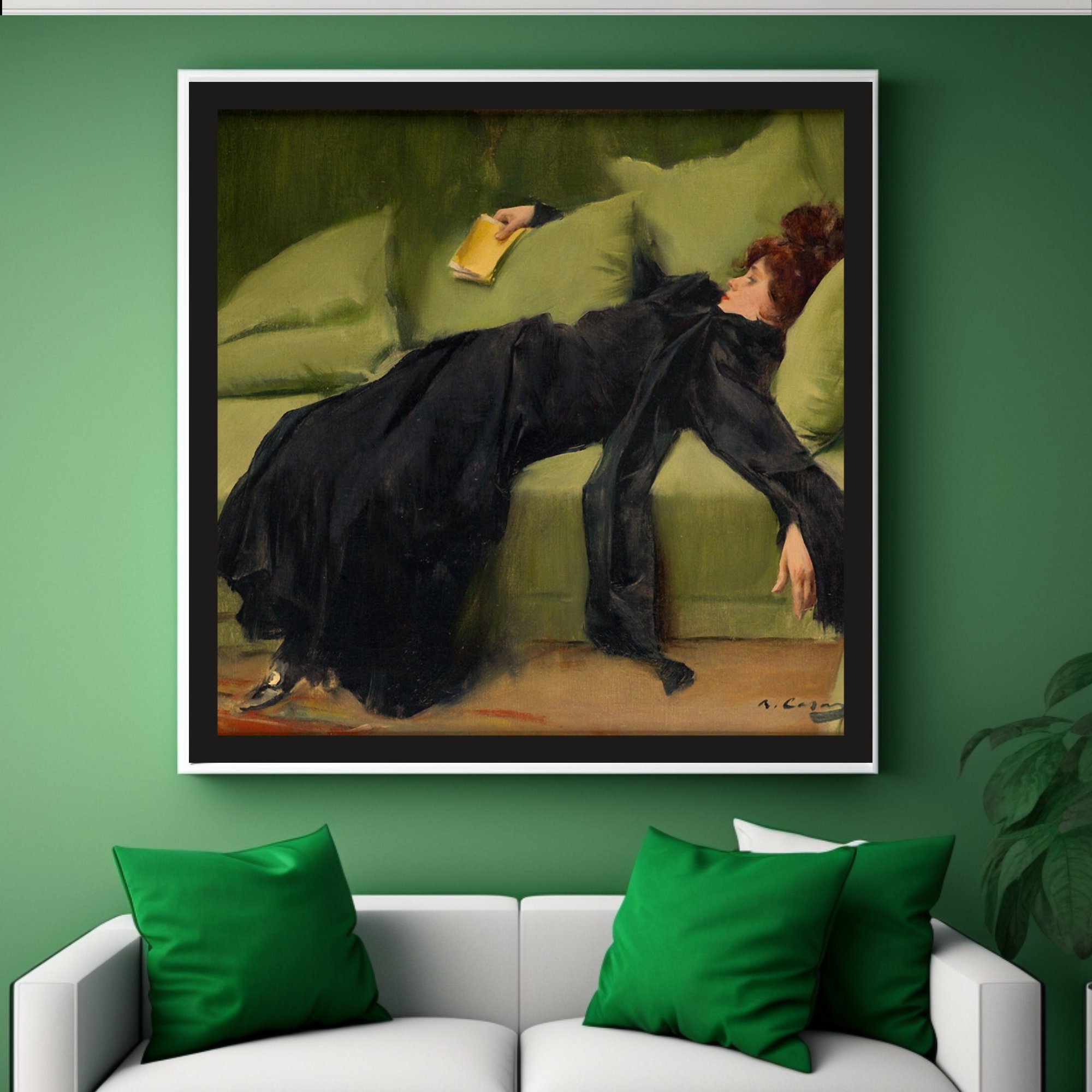 Decadent Young Woman Art Print - Etsy