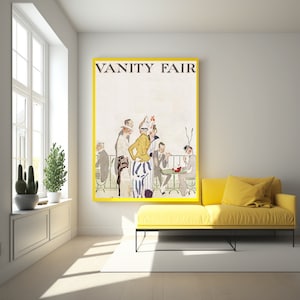 Portada de Vanity Fair vintage: gente al aire libre