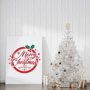 Christmas Wall Art Canvas for Homes, Offices, Business, Festivals Design Perfect for Personal Use and Gifts