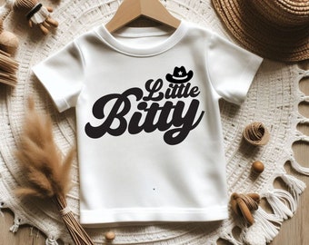 Little Bitty Kids Shirt Gift Ideas, Personalized Graphic Tees for Toddlers, Funny Baby Shower Gifts