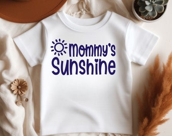 Mommy's Sunshine Birthday Shirt for Girls, Cute Baby Tees for Kids, Retro Graphic Toddler Gifts, Disney Shirt