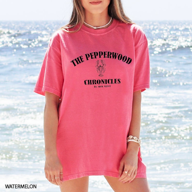 The Pepperwood Chronicles Comfort Colors Shirt, New Girl Shirt, Schmidt Tee, Nick Miller Inspired, Jessica Day, Comfort Colors Tee, SAS974 image 3