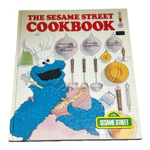 Vtg The Sesame Street Cookbook 1978 Pat Tornborg Cookie Monster Muppets Cartoons