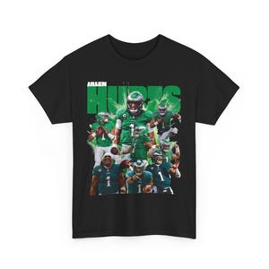 Vintage Jalen Hurts Tee Gildan - Saquon Barkley Backwards Hurdle Shirt - Philadelphia Eagles Gifts - Jalen Hurts Shirt Gift - Let&#39;s Hunt