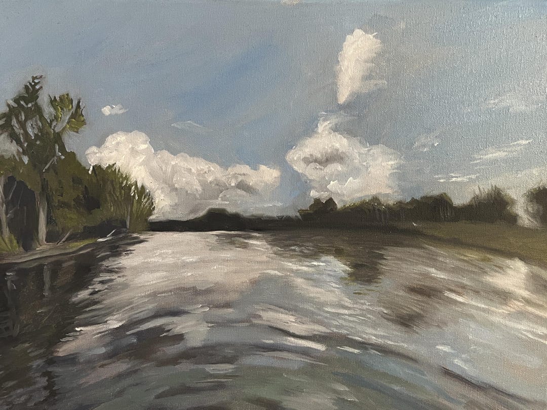 Original Landscape Oil Painting on Canvas | Hand Painted Fine Art ...