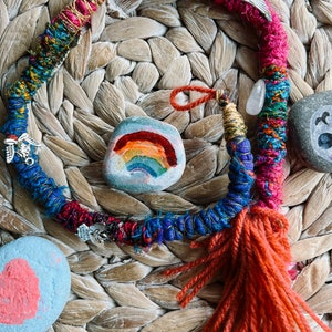 Festival hair accessory boho hair wrap attachment Coachella hair edm hair burning man hair mermaid hair  box braids accessories accent loc