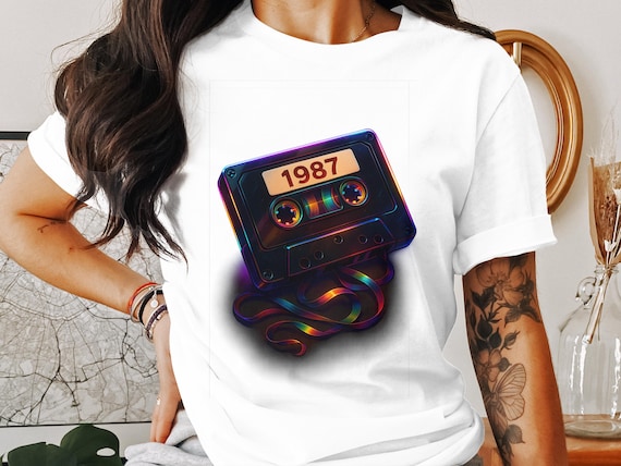 Totally 80's Png, Sublimation Design, Cassette Tape Png, Retro 80's, Vintage 1980's, Trendy Png, T-Shirt Design, Digital Download Png