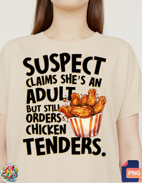 Suspect Claims She Is An Adult - Unique Art Print, Modern Wall Decor, Thought-Provoking Artwork for Home & Office