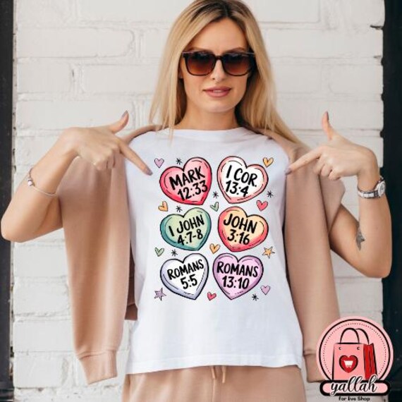 Valentines Day PNG Design, Christian Love Quotes PNG, Sublimation T-shirt Design, Digital Download Bible Verses