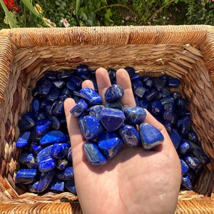 Lapis lazuli tumbles, High quality lapis lazuli tumbles.