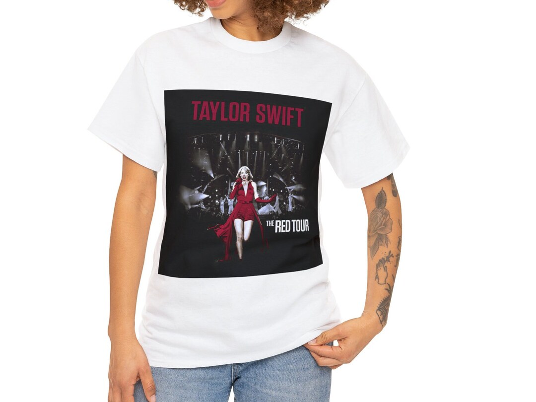 Taylor Swift Red Tour T Shirt Fan T Shirt Fan Art Red Tour Etsy