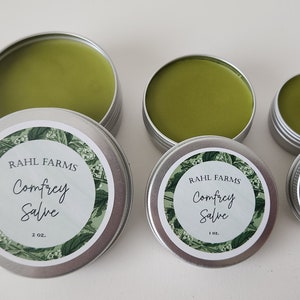 Comfrey Salve - A Trio of Tins!