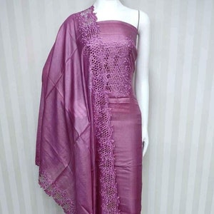 Tussar 2025 silk churidar
