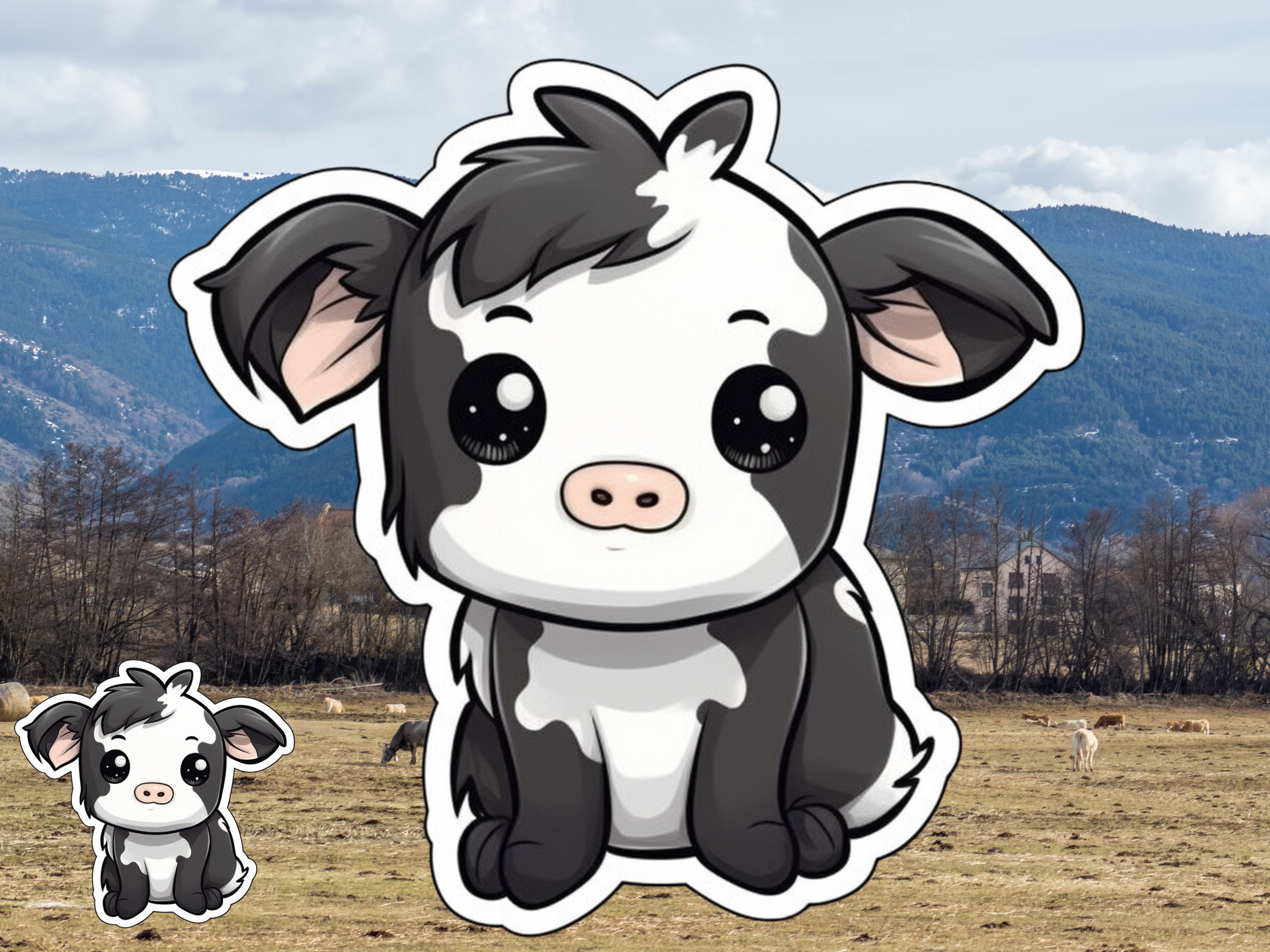 Cow chibi sale