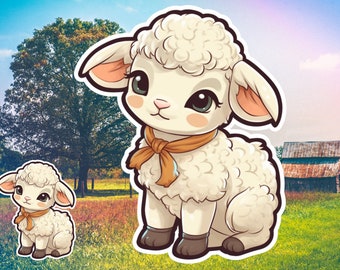 Cute Lamb Sticker
