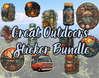 Great Outdoors Digital Sticker Bundle