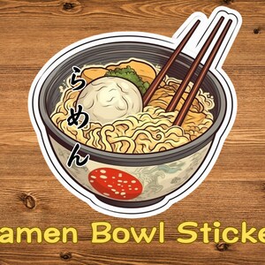 Anime Style Ramen Sticker