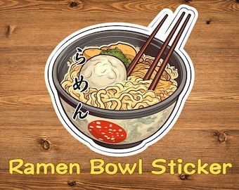 Anime Style Ramen Sticker