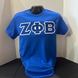 Zeta Phi Beta Embroidered Applique T-Shirt. Sale Price ends Sunday!