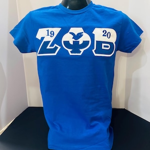 Zeta Phi Beta Split design Embroidered Letters. Sale Price ends Sunday!