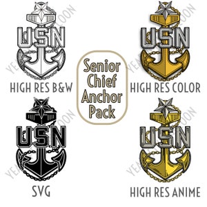 Senior Chief Anchor SVG