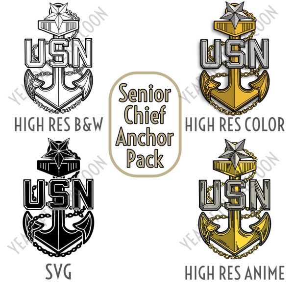 Senior Chief Anchor SVG