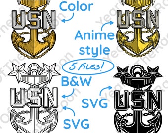 Master Chief Anchor Bundle with SVG