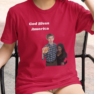 Michael Cera Meme Shirt, Michael Cera Shirt Snooki God Bless America t shirt for Friend Jersey Shore Meme Shirt