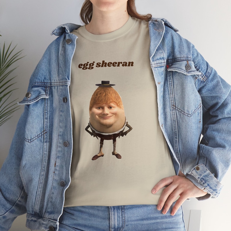 Funny Egg Sheeran Meme Shirt for Ed Sheeran Fan Etsy