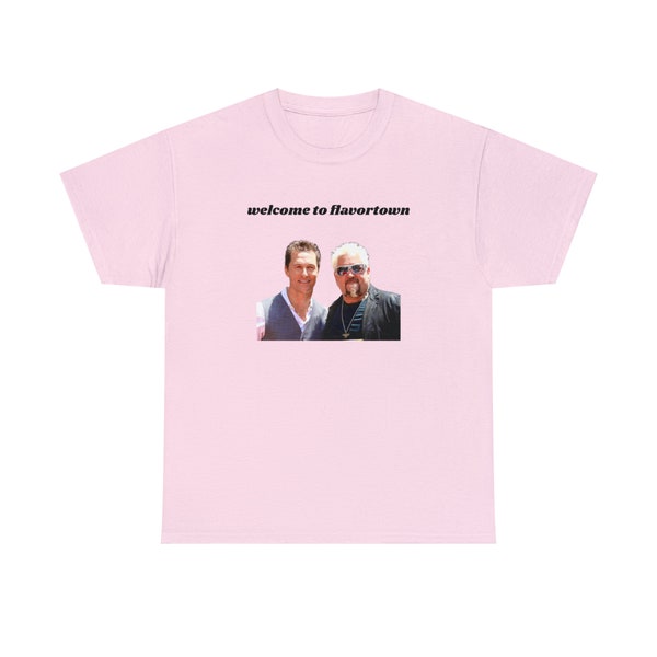 Guy Fieri and Matthew McConaughey Welcome to Flavortown Shirt, Funny Matthew McConaughey and Guy Fieri Meme tee