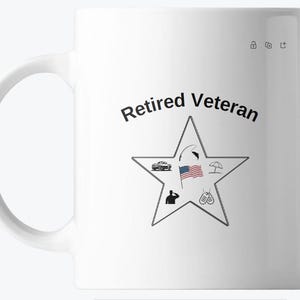 Retired Veteran Mug