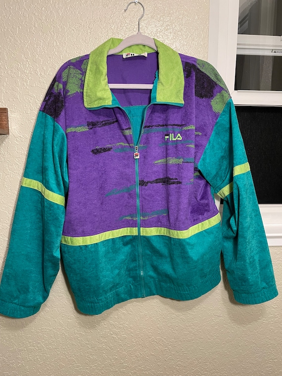 Vintage 90s Fila jacket MADE IN ITALY (xl)