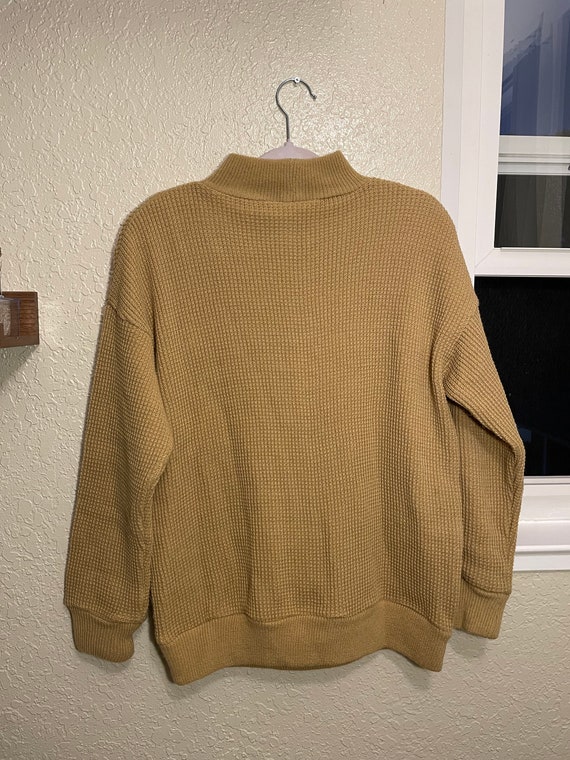 Champion waffle knit sweater (M) - image 2