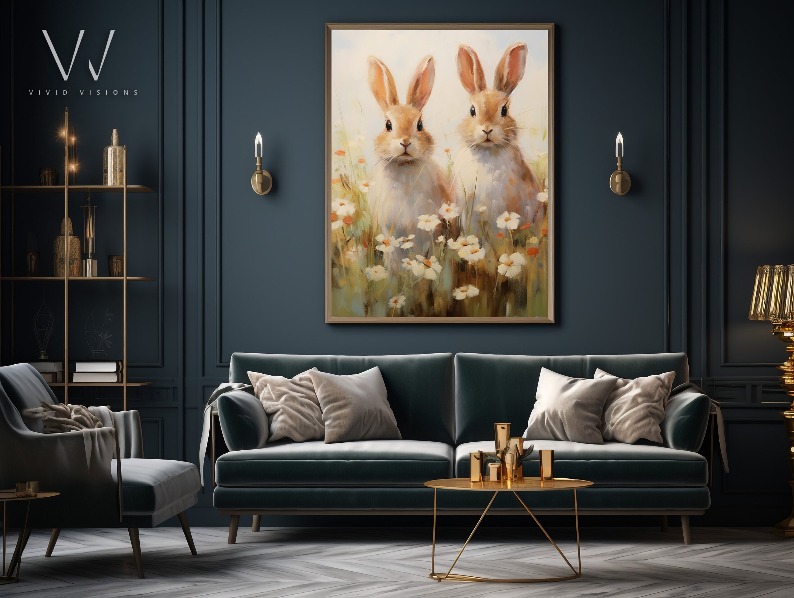 Bememo Ostertablett Dekor – 7-teiliges Set Mit Holzschildern, Bücherstapel & Karotte, Farmhouse Stil