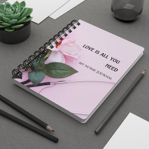 Nurse&#39;s Spiral Bound Journal | Gift for New Nurse | Student Nurse | Gift for Healthcare Professionals | Gift for Nurse | Gift for RN